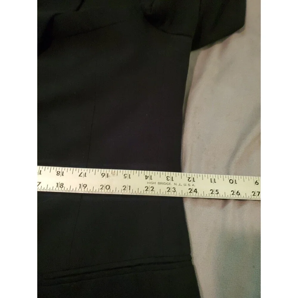 VTG Jhane Barnes Men's Black Suede Blazer Sportcoat Jacket 46L